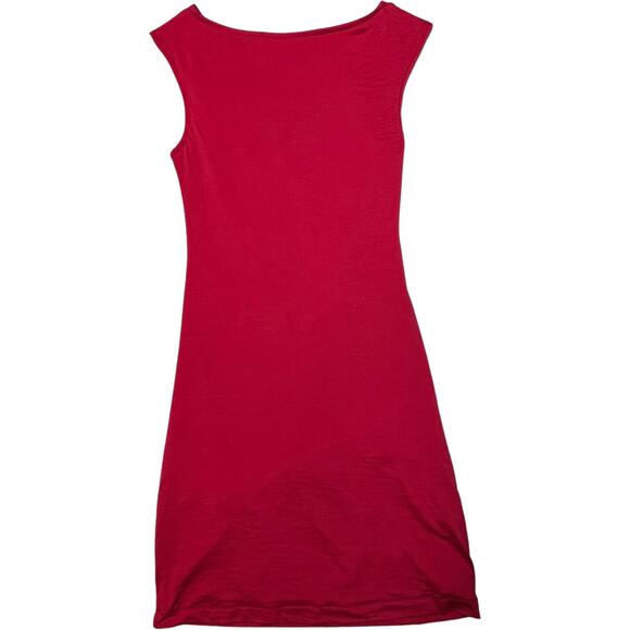 Red Sleeveless Fitted Max Studio Dress Size Medium - Picture 8 of 12